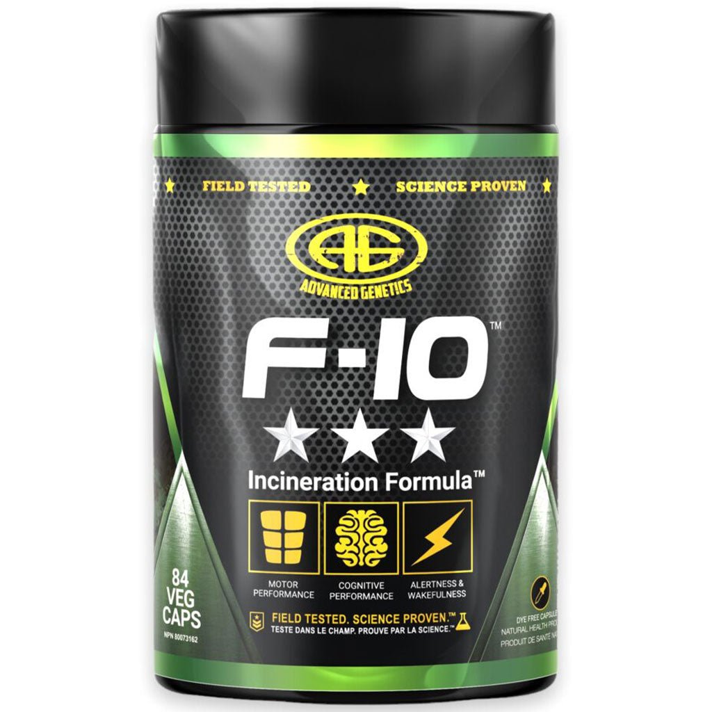 Advanced Genetics F-10 FAT BURNER, 84 VCaps