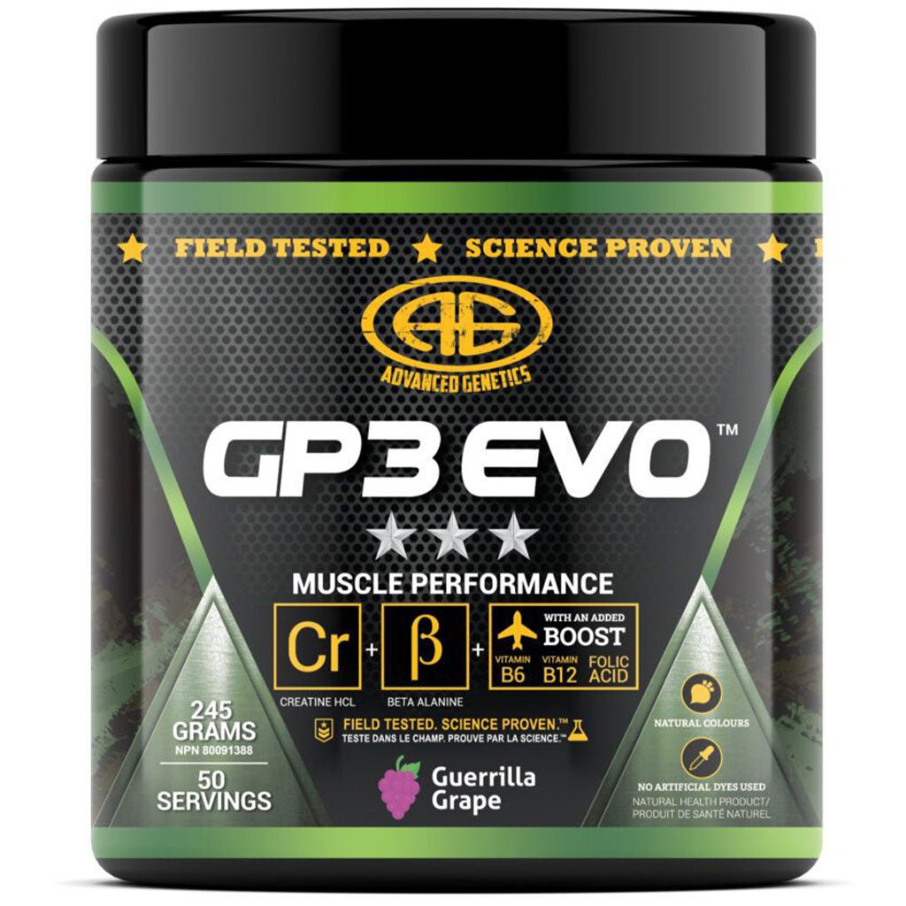 Advanced Genetics GP3 EVO Pre/Post Workout, 50 Servings