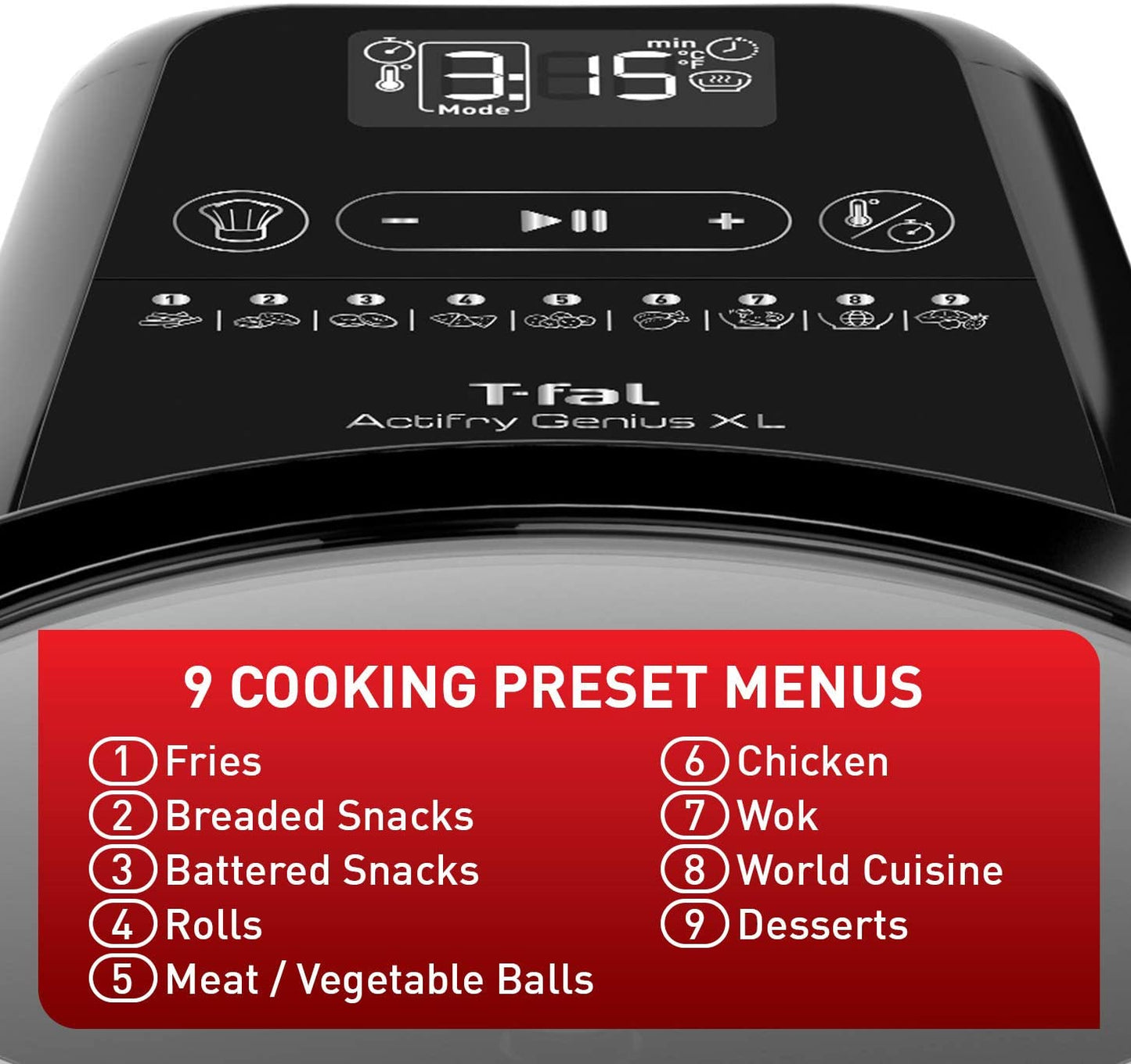 T-FAL Actifry Genius XL 1.7kg - Blemished package with full warranty - AH960850