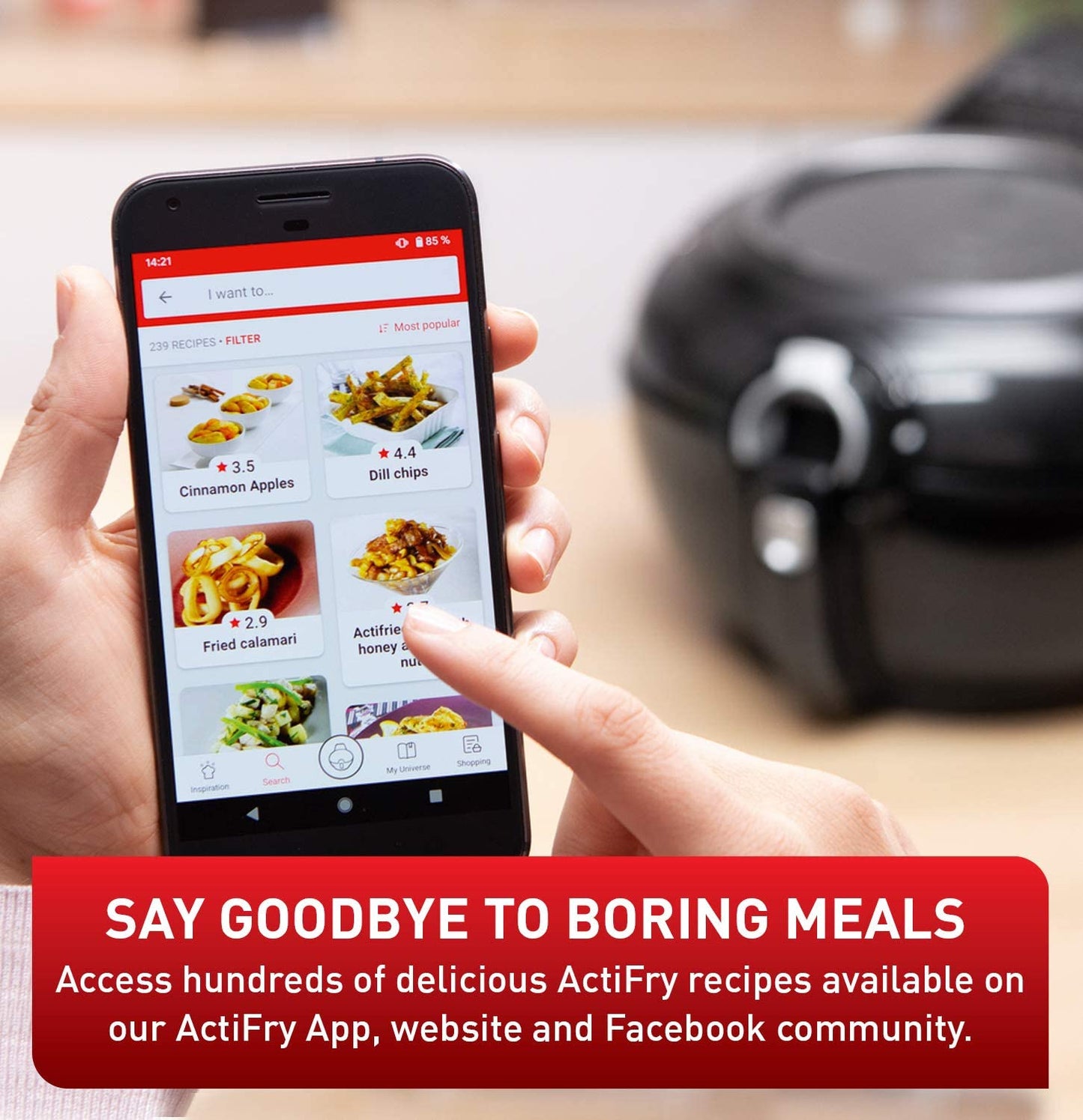 T-FAL Actifry Genius XL 1.7kg - Blemished package with full warranty - AH960850