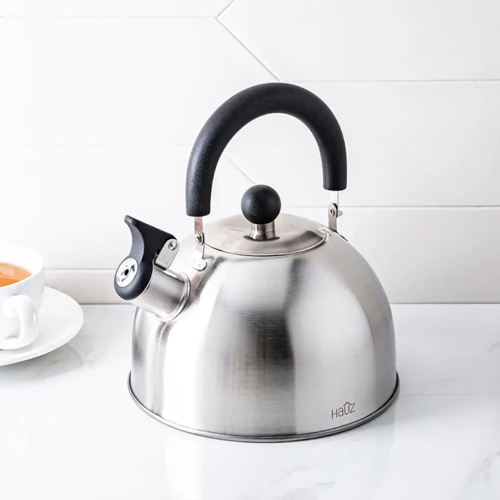 HAUZ AKL1695 Whistling Stovetop Stainless Steel Kettle 2L