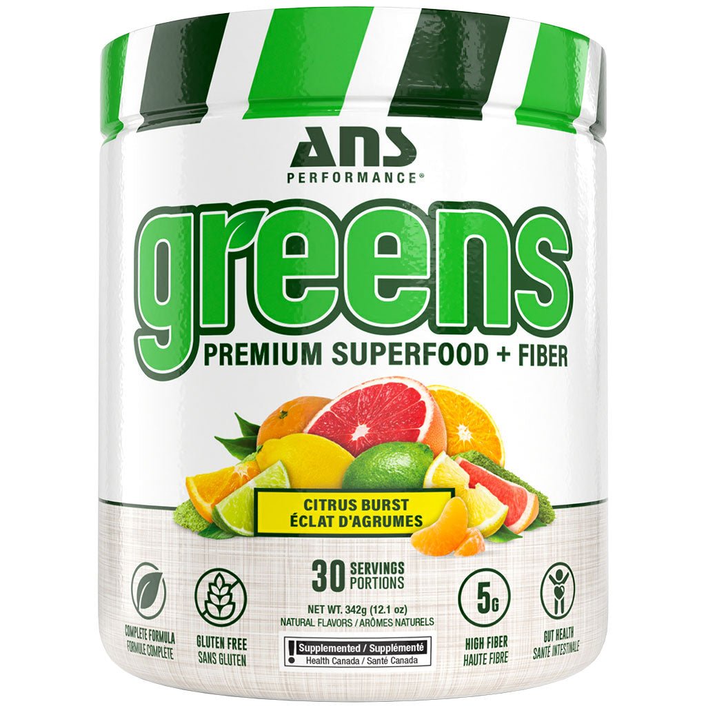 ANS Performance GREENS PREMIUM SUPERFOOD + FIBER, 30 Servings