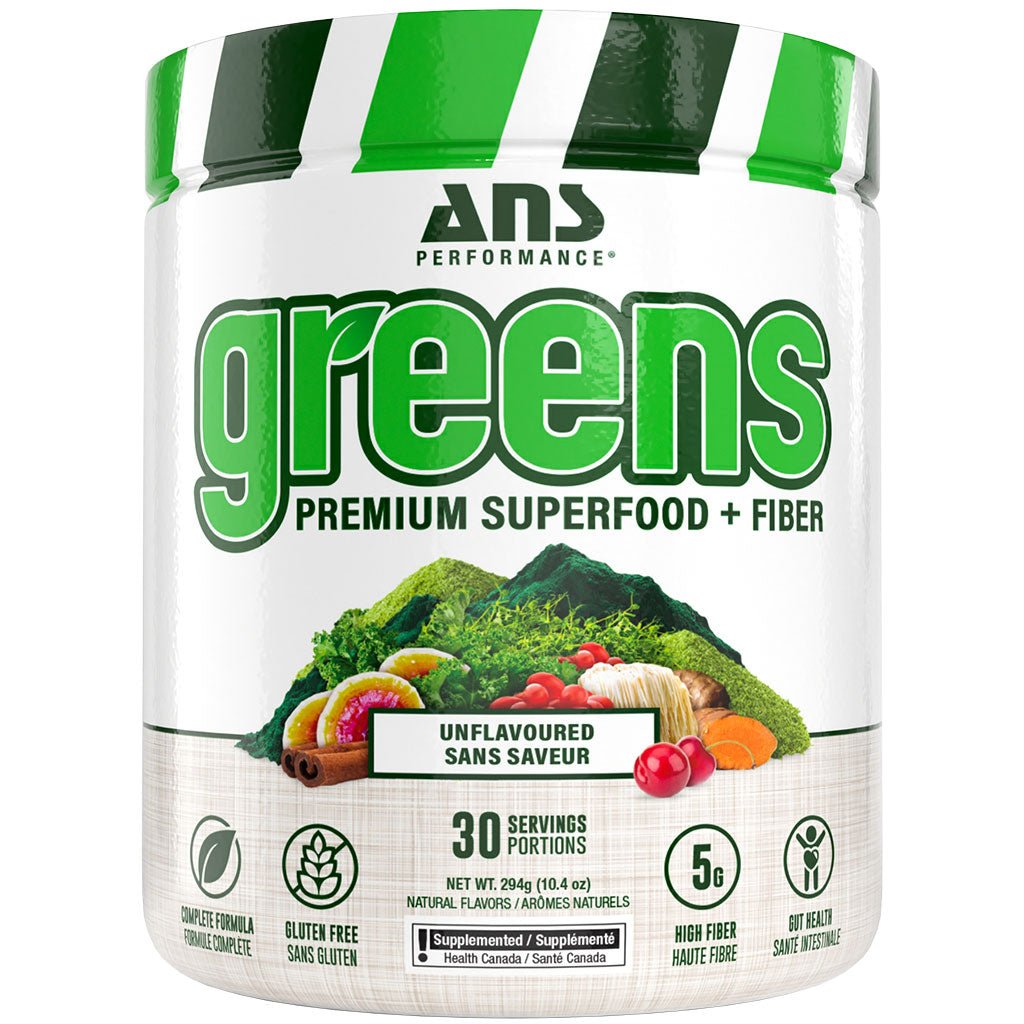 ANS Performance GREENS PREMIUM SUPERFOOD + FIBER, 30 Servings