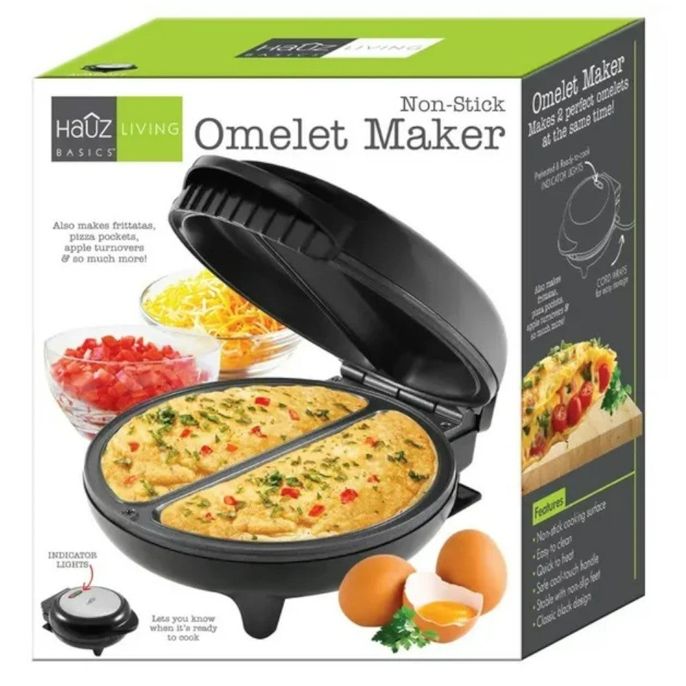 HAUZ AOM8021 Non-Stick Omelet & Frittata Maker