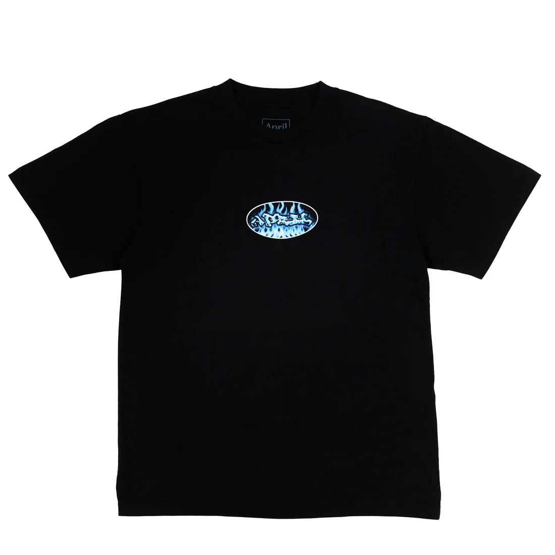 April 'Clear Flame' Tee -Black