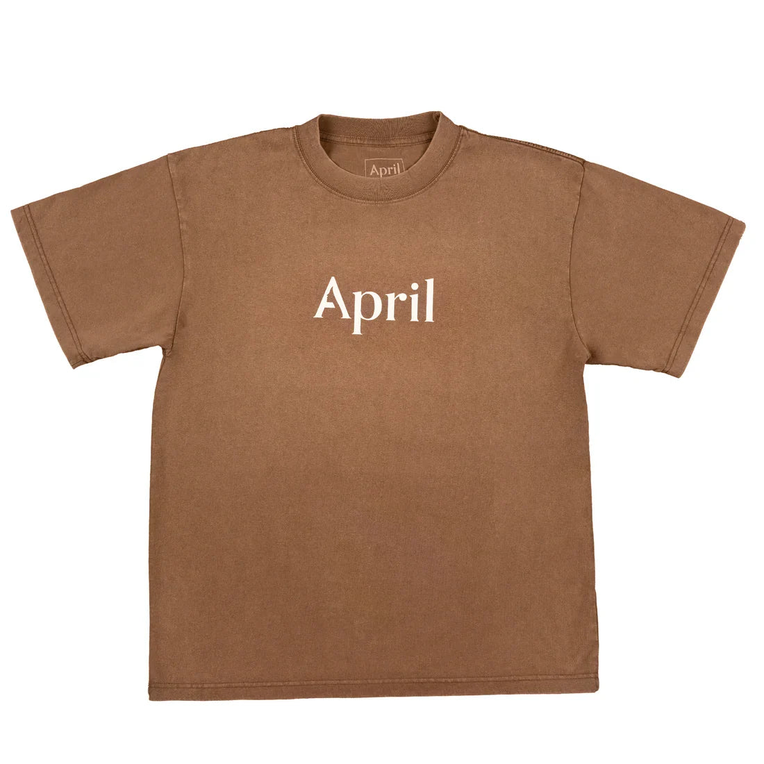 April 'OG Logo' Tee - Chocolate