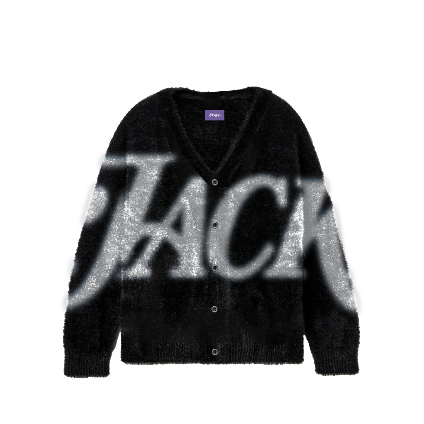 Jacker 'Mohair ADS' Cardigan - Black