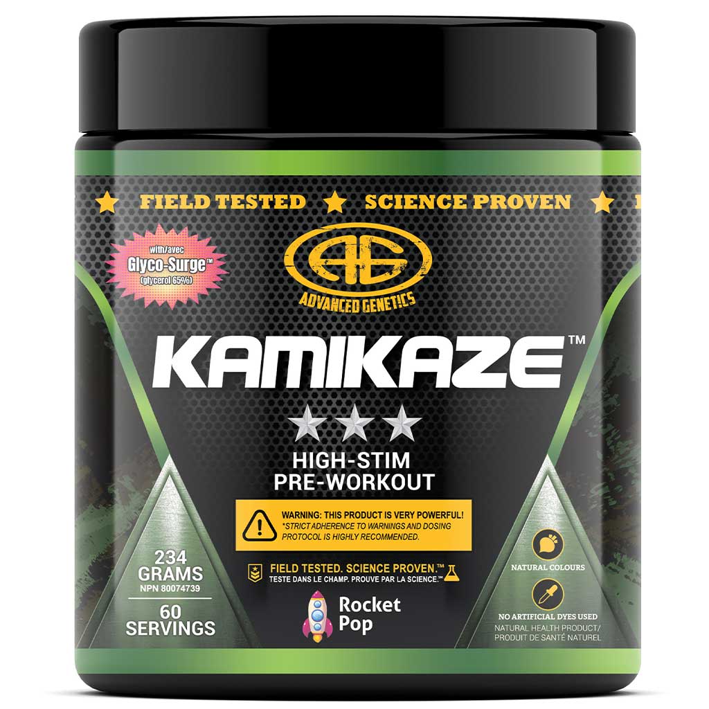 Advanced Genetics KAMIKAZE (Pre-Workout), 60 Servings