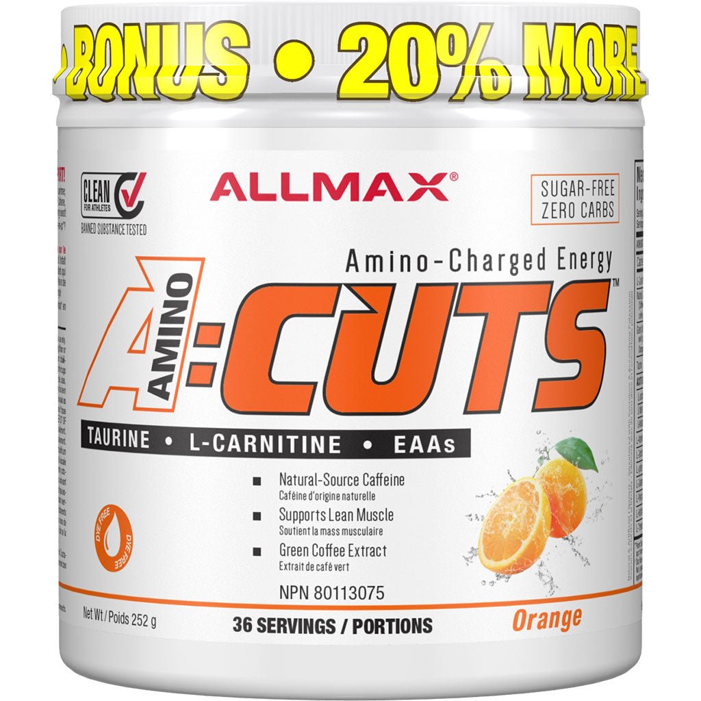 Allmax AMINO CUTS, *Bonus Size 36 Servings