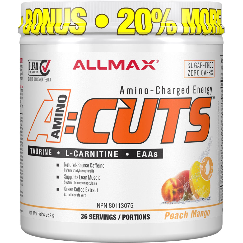 Allmax AMINO CUTS, *Bonus Size 36 Servings