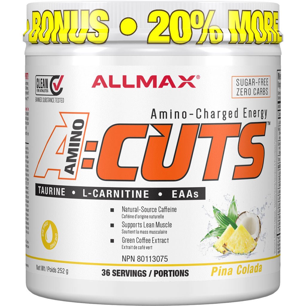 Allmax AMINO CUTS, *Bonus Size 36 Servings