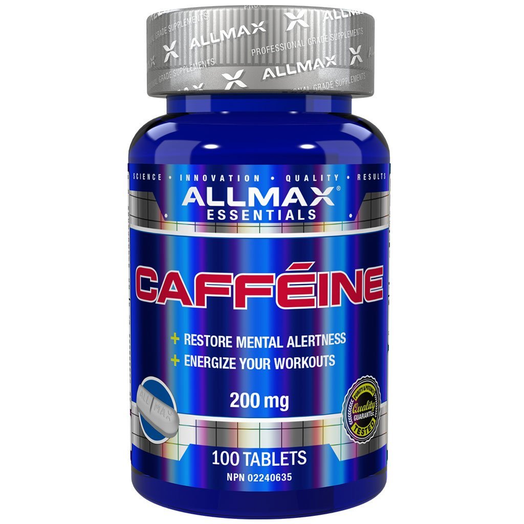 Allmax CAFFEINE (200mg), 100 Tabs