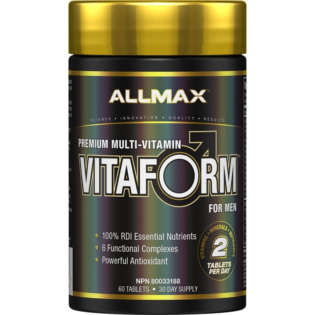 Allmax VITAFORM FOR MEN (Men's Multi-Vitamin), 30 Day Supply