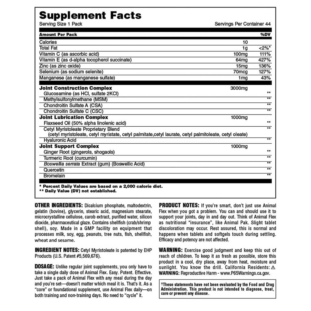 Animal FLEX, 44 Packs