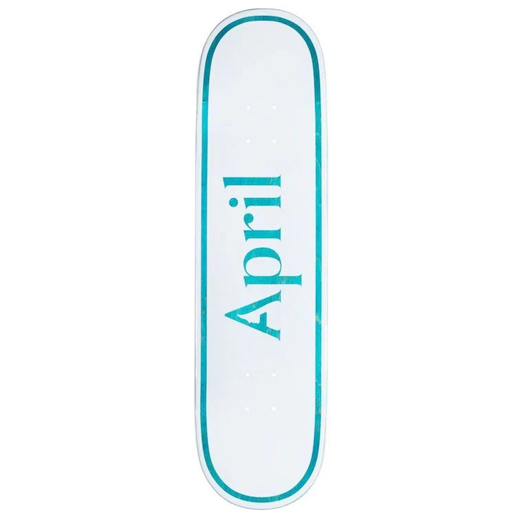 April Skateboard 'OG Logo' Skateboard Deck - Blue (KIDS)