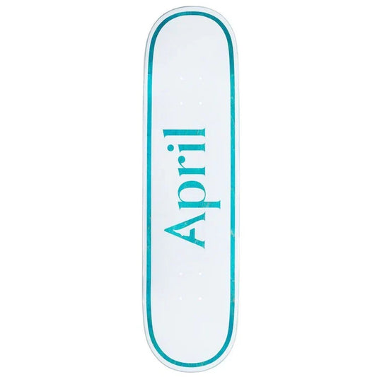 April Skateboard 'OG Logo' Skateboard Deck - Blue (KIDS)