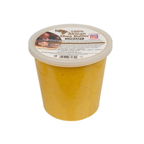 BEURRE DE KARITÉ JAUNE AFRICAIN 100% KUZA - CRÉMEUX 624G