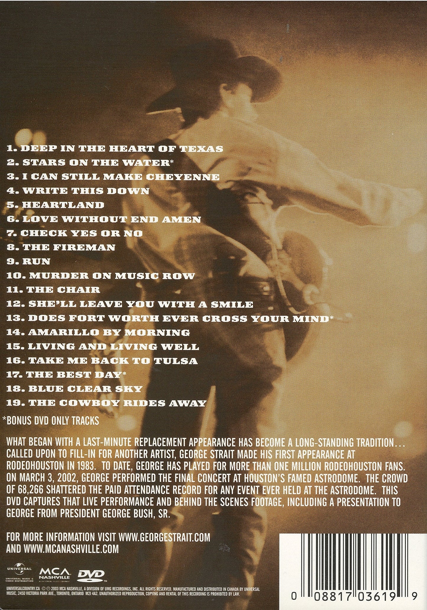 George Strait: For Last the Time - Live from the Astrodome