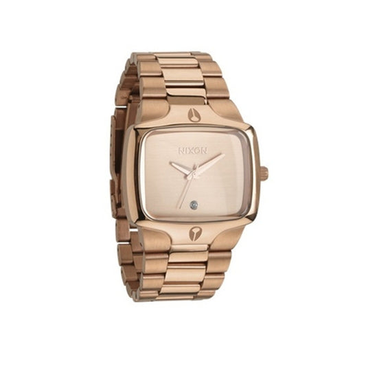 Nixon 'Small Player' Watch - All Rose Gold