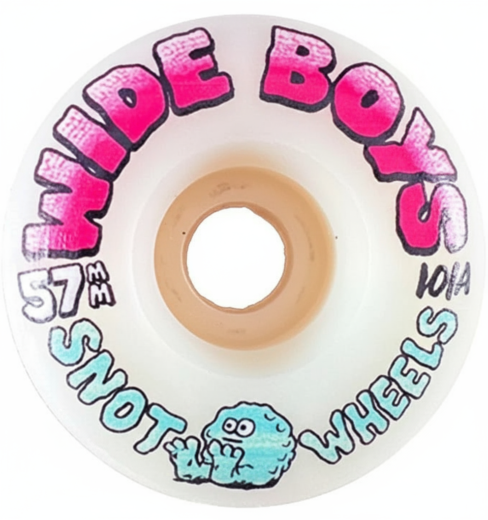 Snot Wheels Co. 'Wide Boys' 101A Wheels 57mm - Glow In The Dark