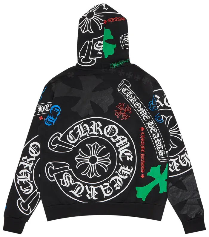 Chrome Hearts 'Stencil' Hoodie - Black