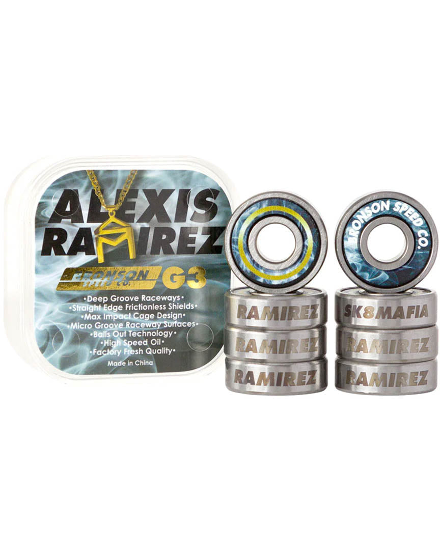 Bronson Speed Co. x Alexis Ramirez 'G3' Bearings - Multi