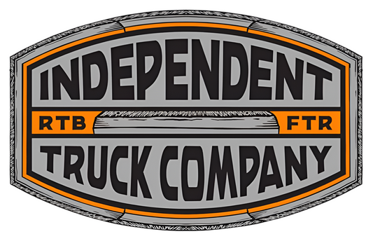 Independent 'ITC Curb' Sticker - Orange