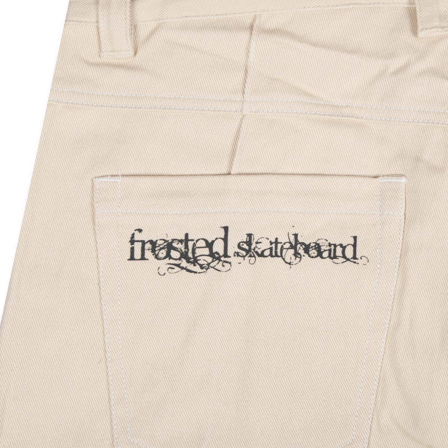 Frosted Skateboards Baggy Chino Pants - Beige