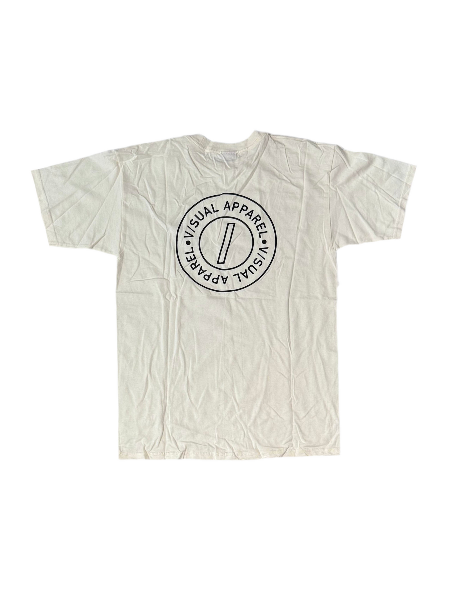 V/SUAL 'Apparel Wheel Logo' Tee - Cream