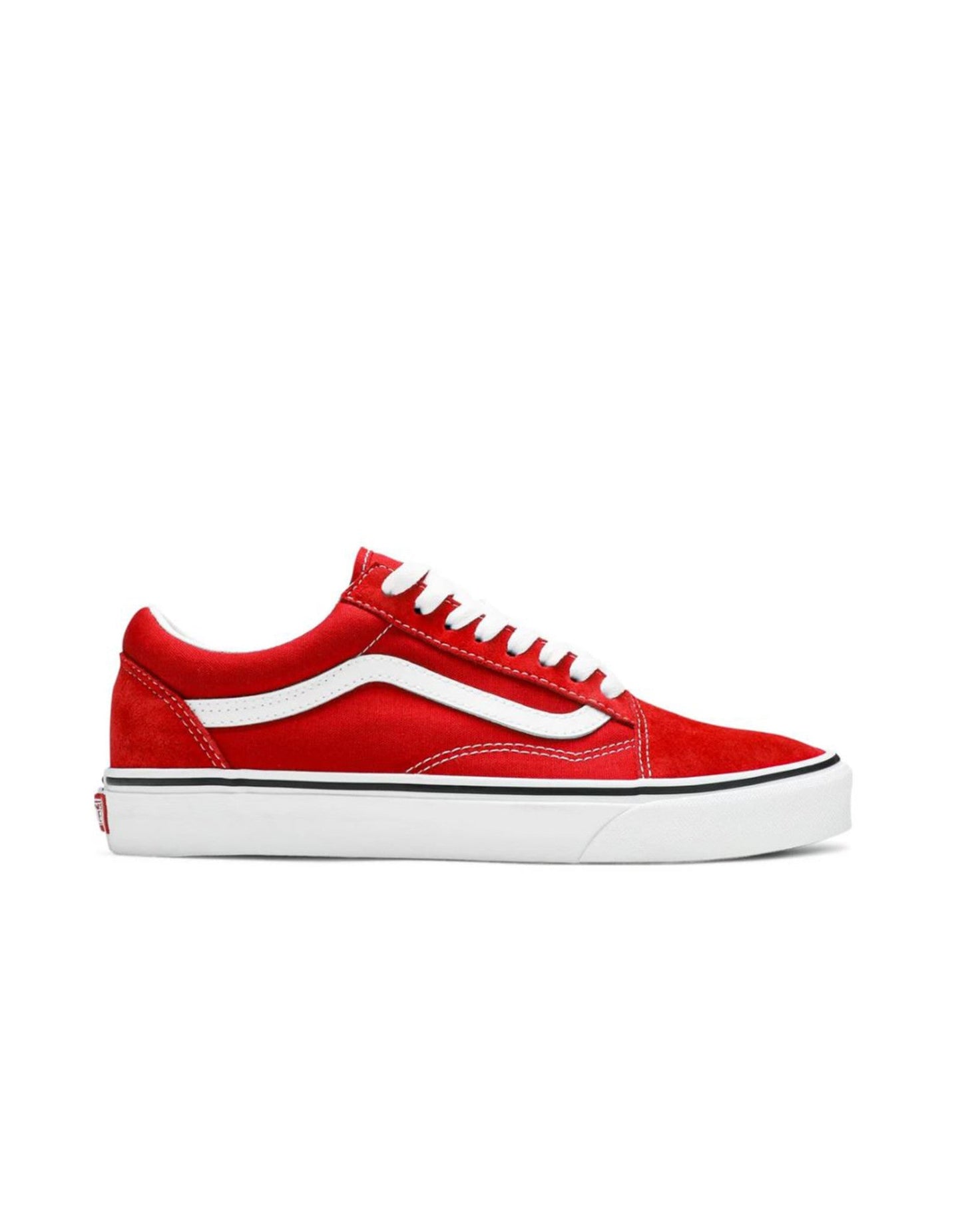 Vans 'Old Skool' Shoes - Racing Red/True White