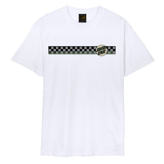 Santa Cruz 'Infinite Ridged Dot' Tee - White