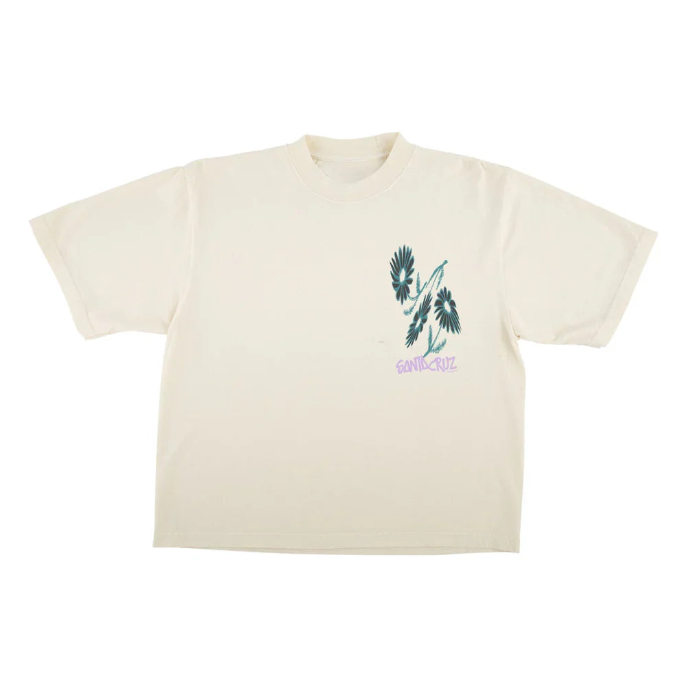 Santa Cruz 'Dizzy Daisy' Heavyweight Tee - Cream (Women’s)