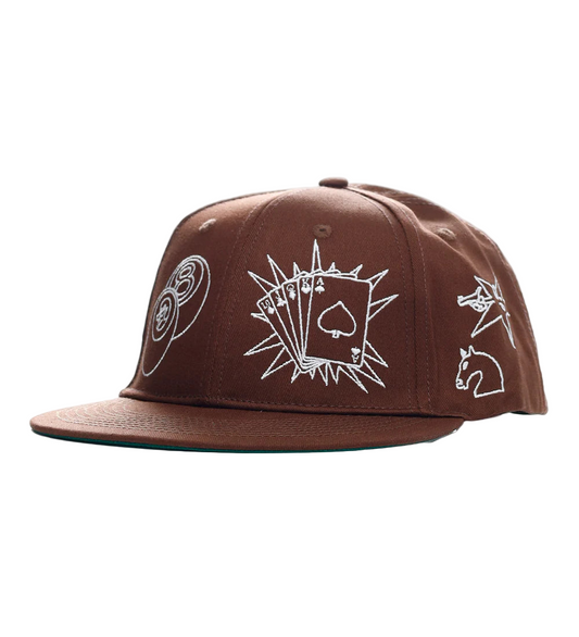 Classic Grip 'Clip Art' Cap - Brown