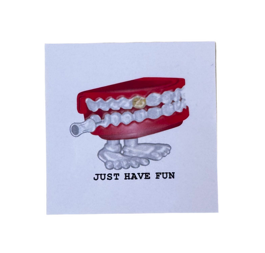 JHF Company 'Just Have Fun' Sticker - Red