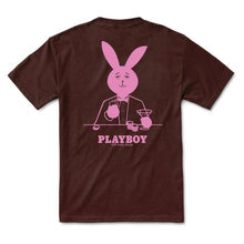 Color Bars X Playboy 'High Roller' Tee - Chocolate