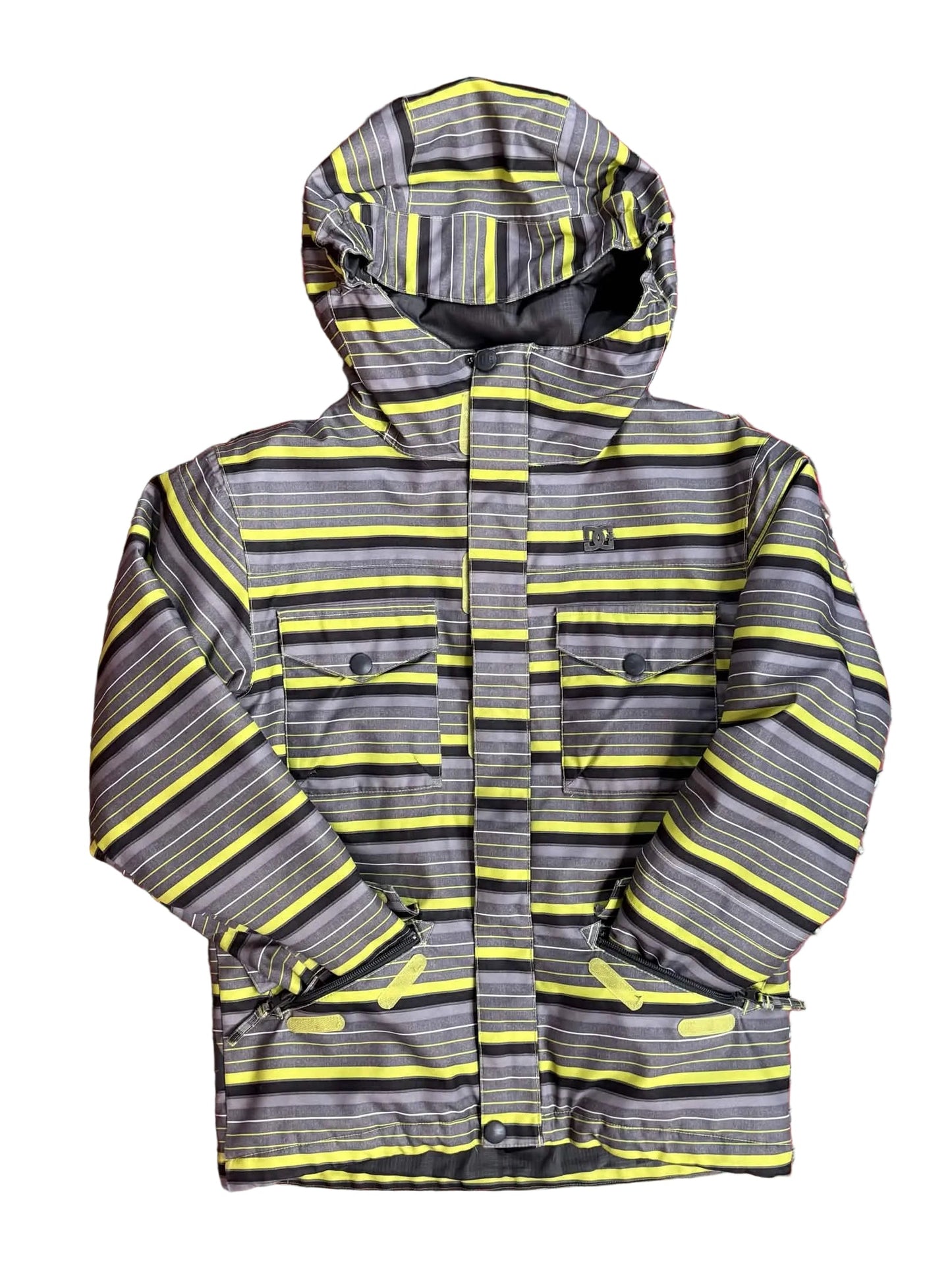 DC Shoes 'Enjoy' Winter Jacket - Grey/Yellow (KIDS)