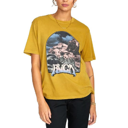 RVCA 'Moonscape SS' Tee - Bronze