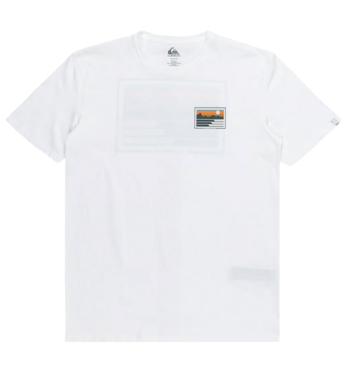 Quiksilver 'Land & Sea' Tee - White