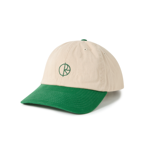 Polar Skate Co. 'Sai Stroke Logo' Cap - Ecru/Green