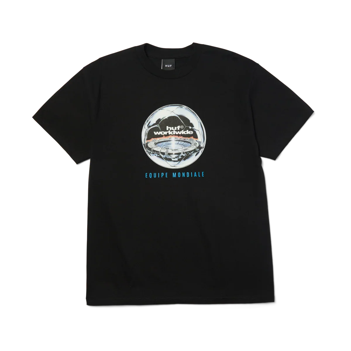 HUF 'Equipe Mondiale' Tee - Black