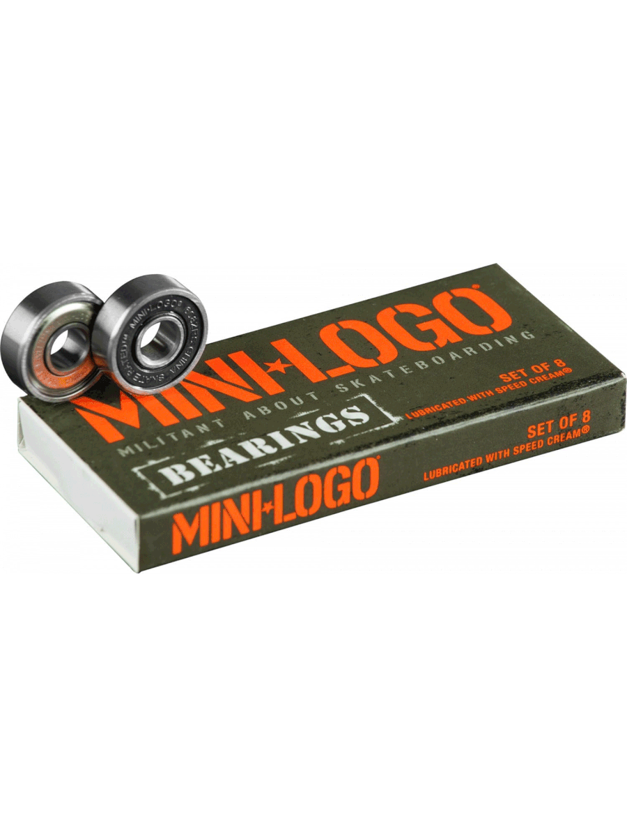 Mini Logo Bearings - Black