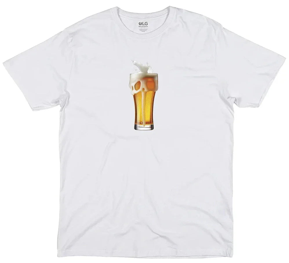 Red Dragon 'Foam Chung' Tee - White