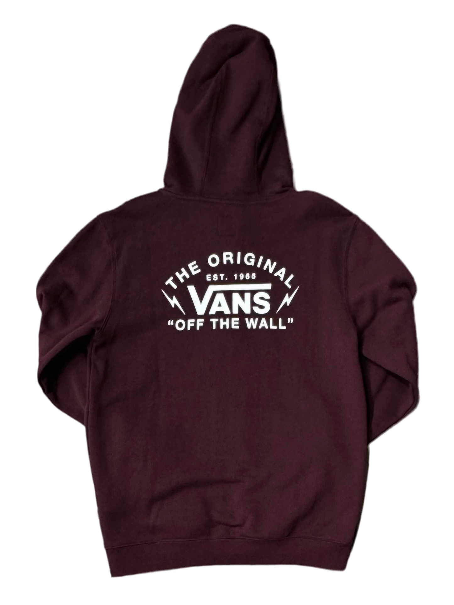 Vans 'Bolt Action' Zip-Up Hoodie - Burgundy (KIDS)