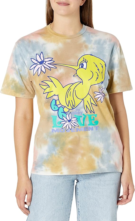 Obey 'Love Movement' Tee - Light Toffee Blotch (Women's)