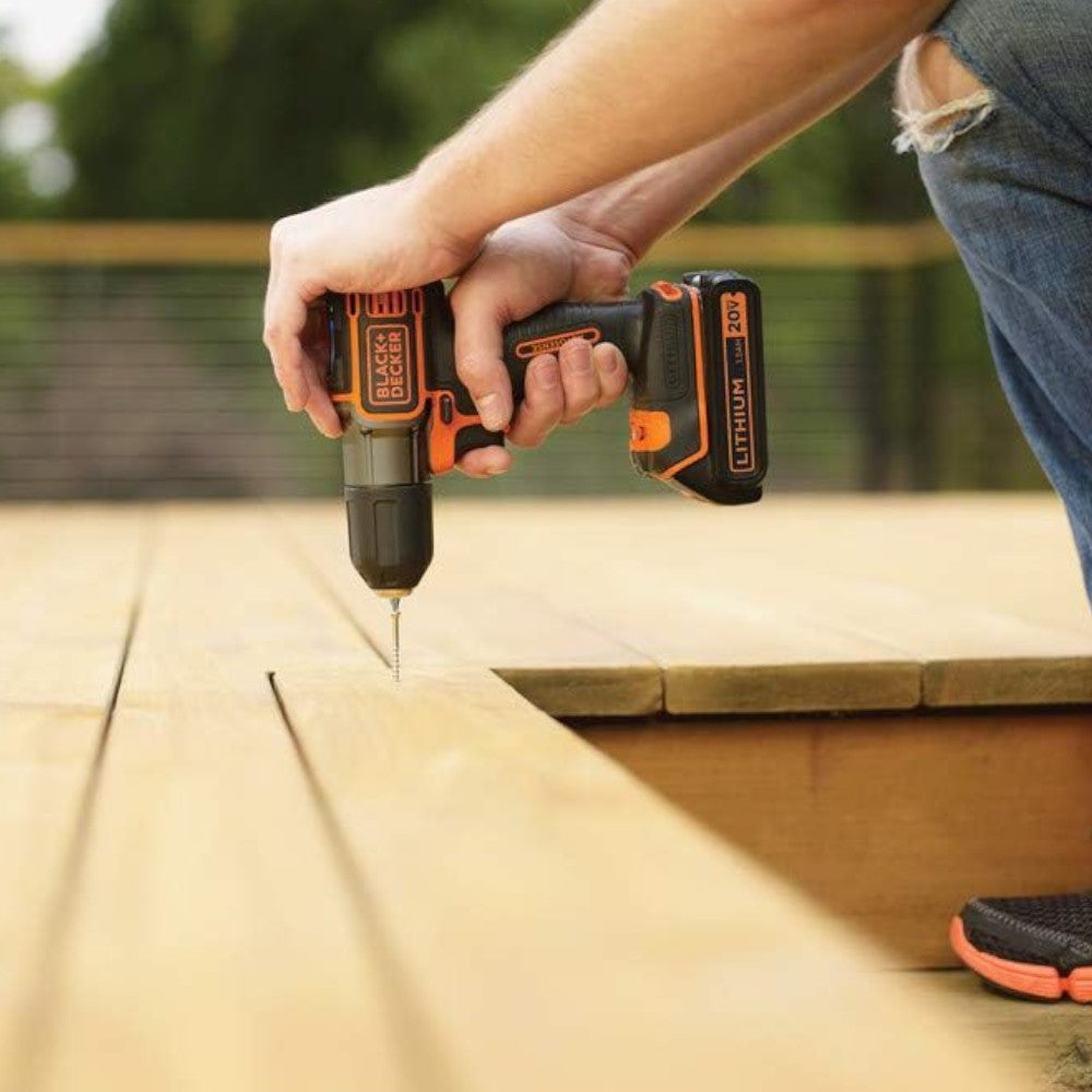 BLACK+DECKER BDCDE120C 20V MAX* POWERCONNECT 3/8 in. Cordless Drill/Driver with AUTOSENSE