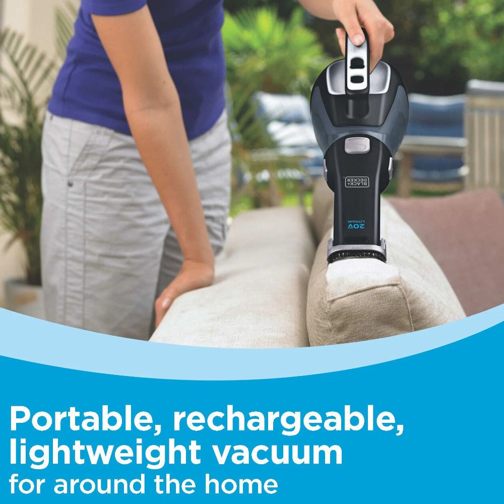 BLACK+DECKER BDH2000L 20V Cordless Dustbuster Vacuum - Kastor
