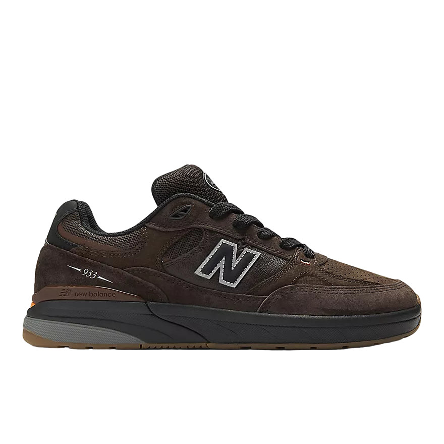 New Balance Numeric 'Reynolds 933BAR' Shoes - Brown/Black