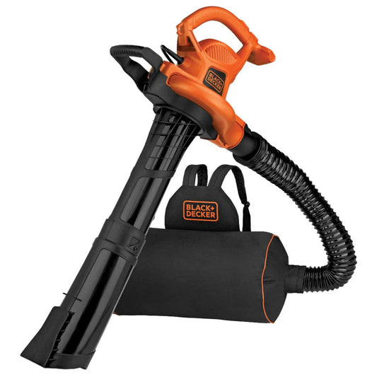 BLACK+DECKER BEBL7000 3 in 1 Corded Electric Leaf Blower, Leaf Vacuum & Mulcher