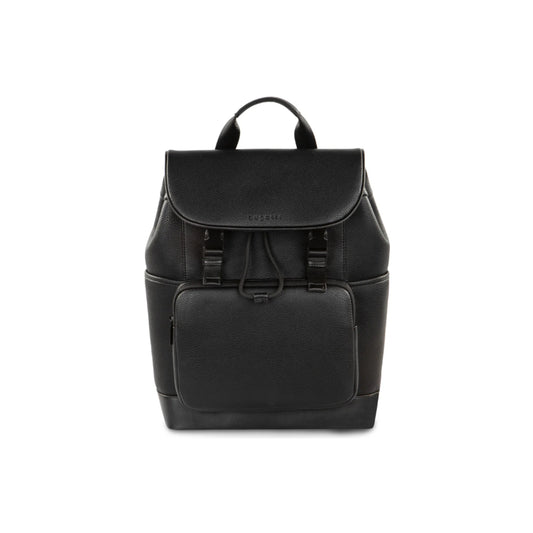 Bugatti Central Black Backpack in Polyurethane (BKP2434BU)