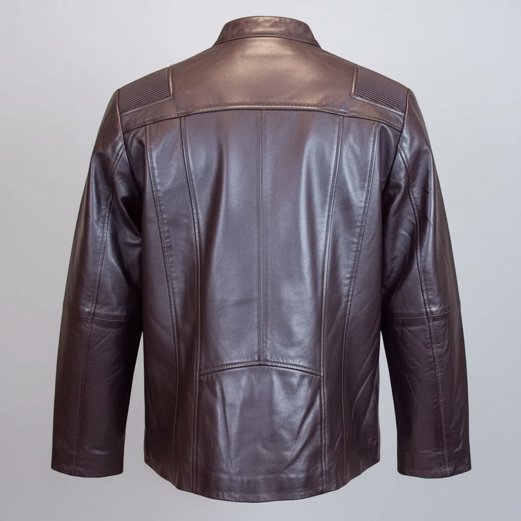 BOL Women's Paulina Ribbed Shoulder Leather Jacket